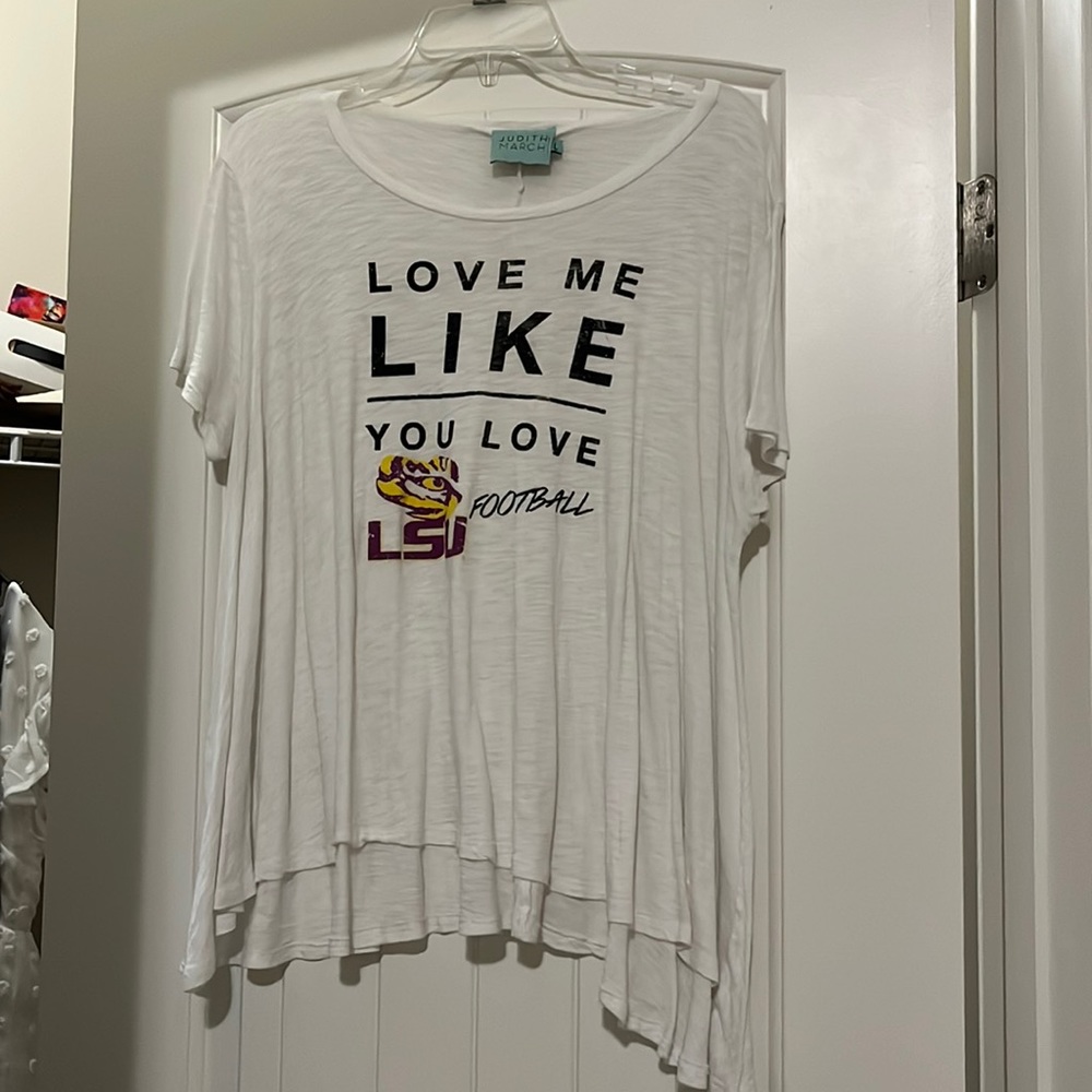 LSU Judith March Graphic Tee game day tee